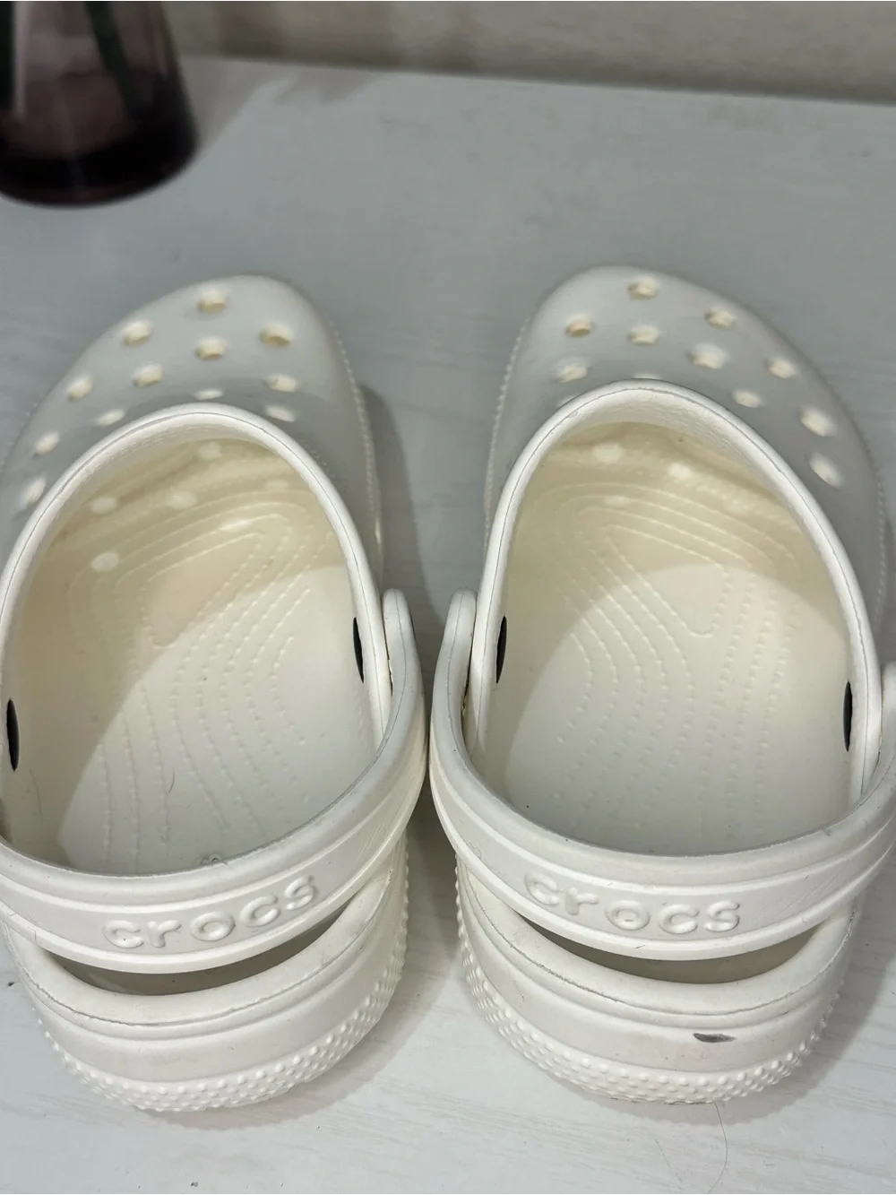 CROCS Kids White Classic Clogs